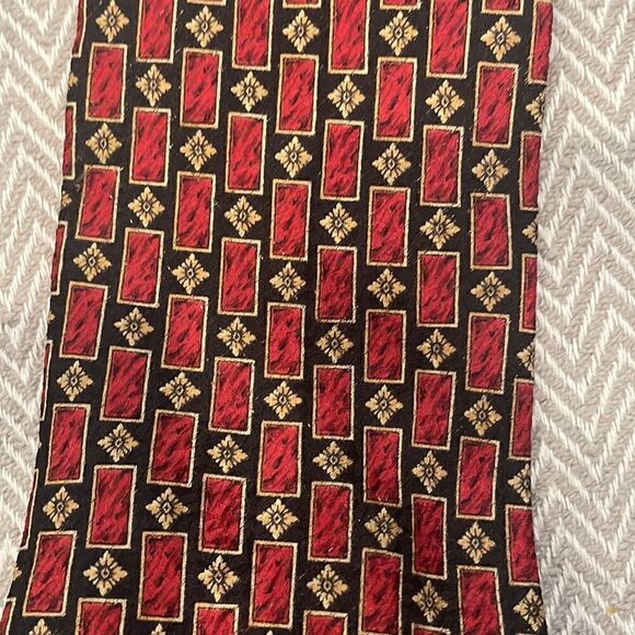 Valentino Cravatte Made In Italy Silk Tie - Picture 5 of 5